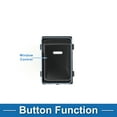 thumbnail image 3 of Interruptor de ventana eléctrica Unique Bargains para Kia Sportage 2011-2017 Interruptor de control de ventana ABS negro lado trasero izquierdo y derecho, 3 of 7