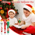 thumbnail image 1 of Xihbxyly Bolígrafo Navideño con Diseño Multicolor, Tinta de Secado Rápido, Escritura Suave, Ideal para Papelería y Regalos Navideños, 1 Unidad, 15,5 Cm de Largo., 1 of 7