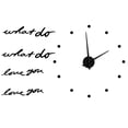 thumbnail image 3 of Reloj De Pared De Bricolaje Sin Marco, Innovador Reloj De Pared De Bricolaje Reloj De Pared De Bricolaje Sin Marco, Superficie De Espejo Adhesivo De Pared Para Sala De Estar, Amonsee Negro, 3 of 8