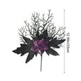 thumbnail image 3 of YIKA Halloween Decoration Halloween Artificial Black Dead Branch With Flowers Colorful Small Flowers Home Decor Artificial Artificial Branch F3Halloween Yard Decor, 3 of 8