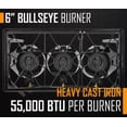 thumbnail image 4 of CONCORD Triple Burner Outdoor Stand Stove Cooker, 4 of 6
