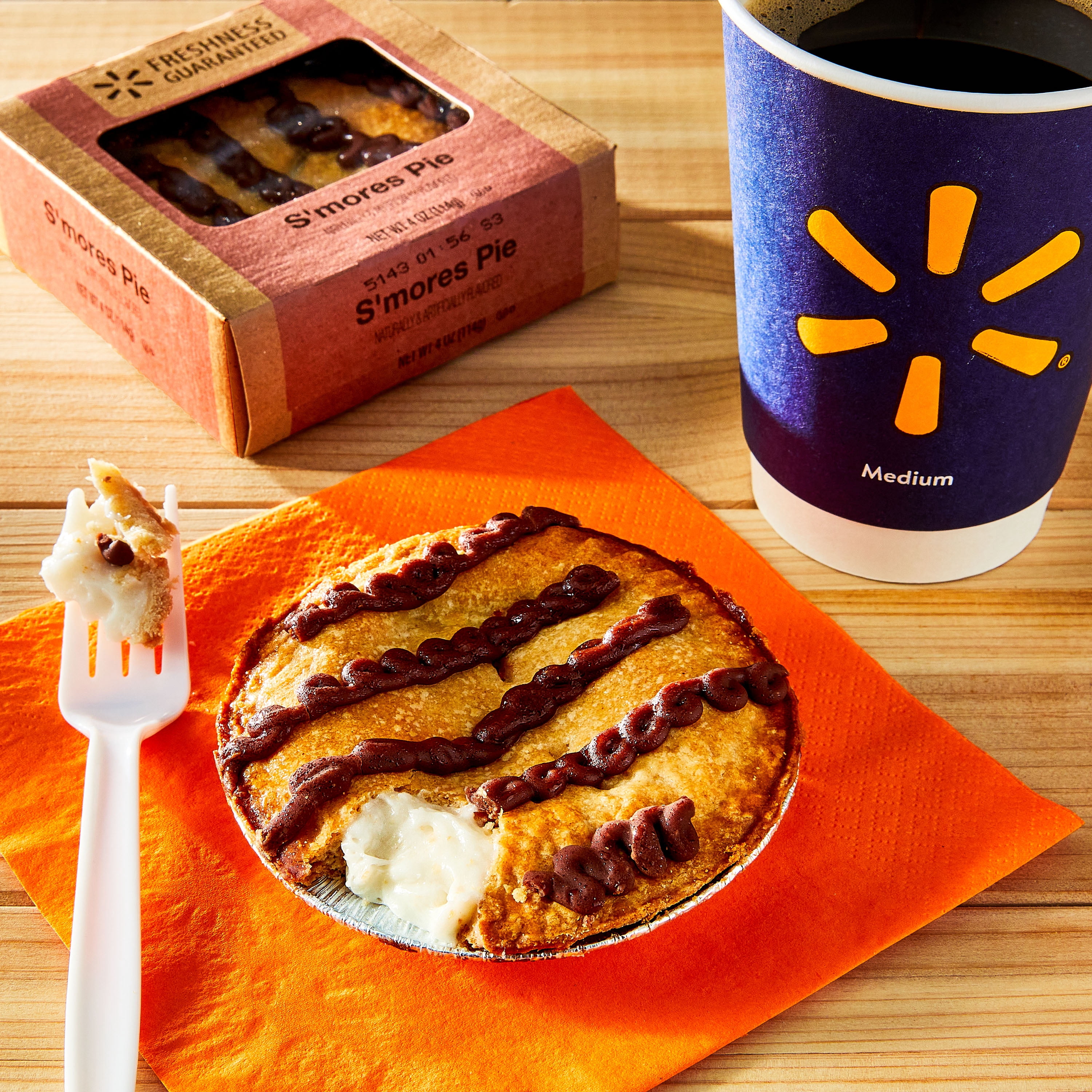 Freshness Guaranteed 4" S'mores Mini Baked Pie, 4 oz (Shelf Stable), Paperboard Box