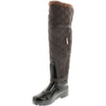 thumbnail image 2 of Forever Link Women's CARRIE-66 Motorcyle Quilted Buckle Boots, 2 of 4