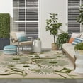 thumbnail image 5 of Nourison Aloha Indoor/Outdoor Ivory Green 7'10" x 10'6" Area Rug (8x11), 5 of 9
