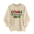 thumbnail image 4 of Merry Christmas Sweatshirts Womens Crewneck Christmas Printed Shirts Loose Long Sleeve Blouses Casual Xmas Sweatshirt Holiday Party Pullover Sweater Tops L, 4 of 8