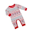 thumbnail image 2 of Onlypjs Family Matching Christmas Pajamas – Red Santa Gnome Top & Festive Pattern Pants Holiday Sleepwear for Women, Men, 2 of 6