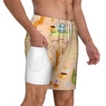 thumbnail image 3 of Balery Scandinavian Style Hygge Mens Swim Trunks Swim Shorts for Men Quick Dry Inseam Beach Shorts with Compression Liner Pocket-Large, 3 of 9