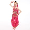 thumbnail image 2 of Outfits for Girls Girl Set 6pc Handmade Children Girl Belly Dance Kids Belly Dancing Dance Cloth Belly Dance Sets For Girls, 2 of 9