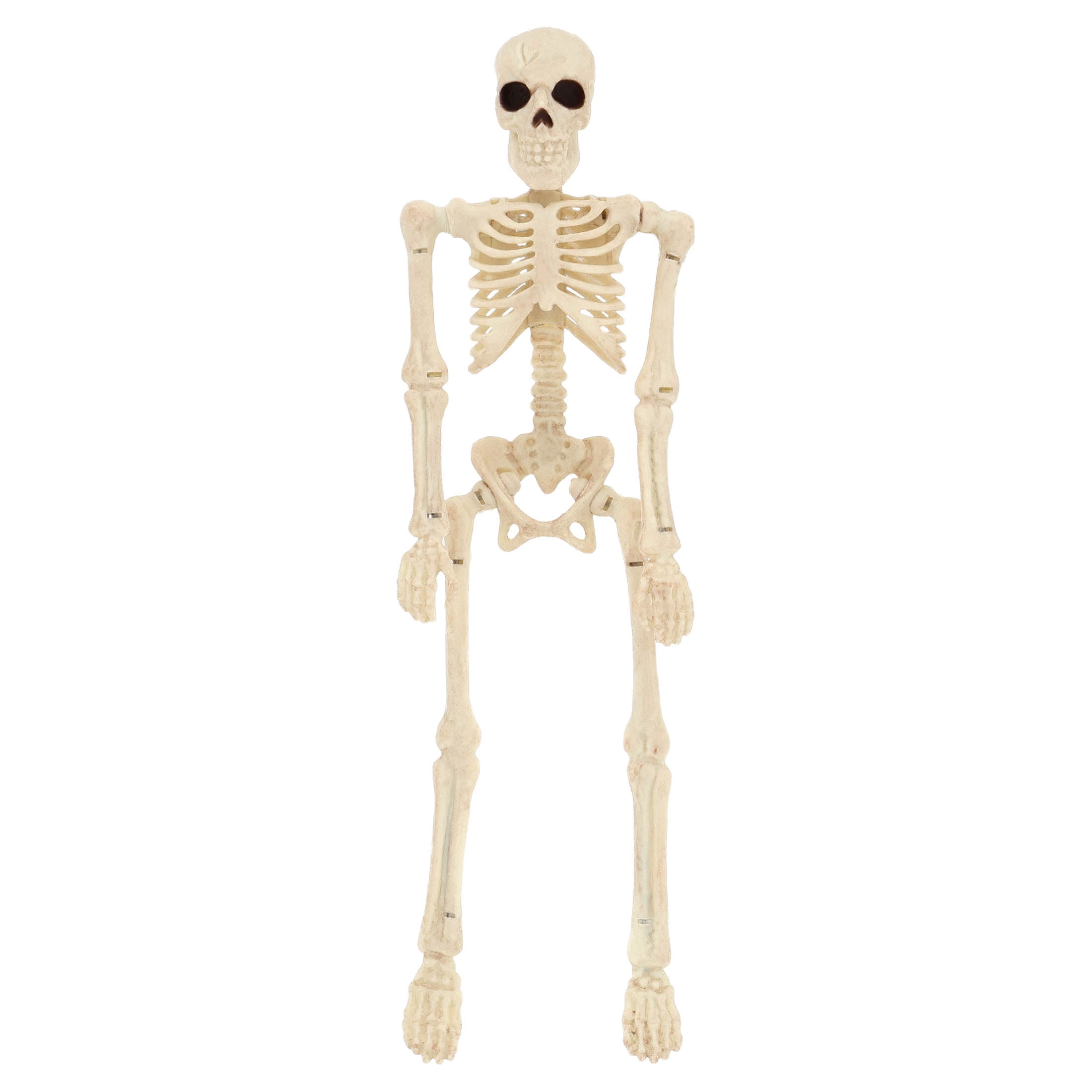Mini Faux Posable Skeletons, 8", 3 Count, Halloween by Way To Celebrate