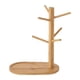 thumbnail image 1 of Ta taza, organizador de cocina accesorio para la cafetería de madera con ganchos de tazas para tazas de taza de cafetería, 1 of 9