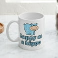 thumbnail image 3 of CafePress - Happy As A Hippo Mug - 11 oz Ceramic Mug - Novelty Coffee Tea Cup, 3 of 3