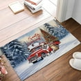 thumbnail image 2 of Santa is Coming Bulldog Merry Christmas Xmas Noel Truck Tree Doormat Dog Lover Gifts Idea Indoor Outdoor Welcome Mat - 02023, 2 of 5