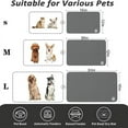 thumbnail image 5 of Pet Feeding Mat Absorbent Dog Cat Mat for Food and Water Easy to Clean Pet Placemats Quick Dry Dog Mat for Messy Drinkers, 5 of 10