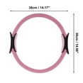 thumbnail image 3 of Unique Bargains Durable Yoga Ring Exercises for Yoga and Home Fitness Pink-38cm, 3 of 4