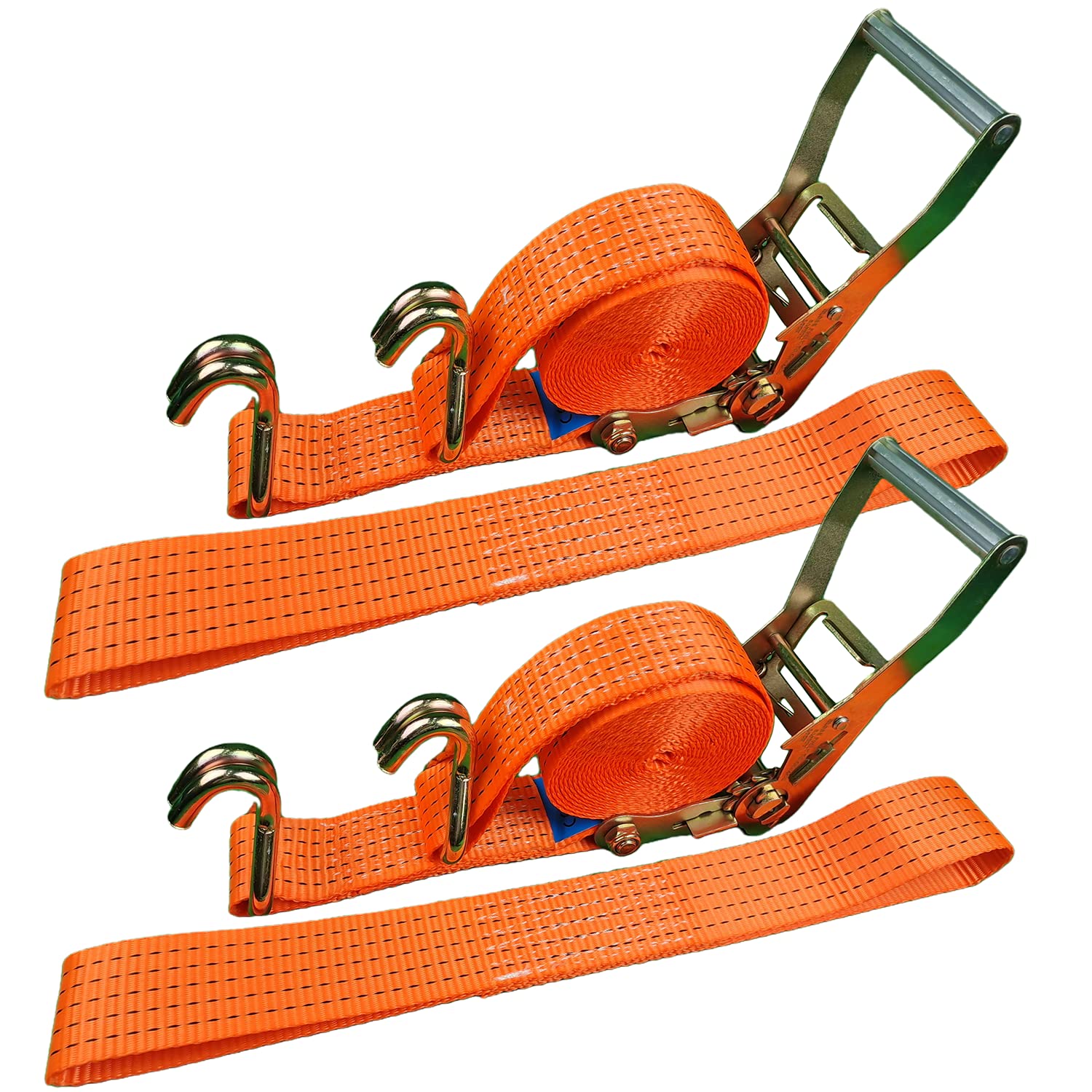 Ratchet Straps, 2" x 17' Heavy Duty Ratchet Straps Load up to 10000Lbs