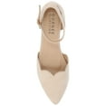 thumbnail image 5 of Journee Womens Lana Buckle Pointed Toe Ballet Flats, Widths Available, 5 of 10