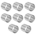 thumbnail image 4 of Dayesque 8 Pcs Round Cake Rings molds Mini Cake Pastry Ring Stainless Steel Mousse Dessert Rings Cake Cookie Biscuit Cutter Muffin Baking molds For Kitchen, 4 of 8