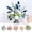 5Pcs Elegant Silk Bouquets Under $5 a1, variant on CQCYD Artificial Flowers, Desktop Home Decorations Living Room Indoor Displays Silk Flowers Dining Table Centerpiece Artificial Bouquets for Wedding Party Decor
