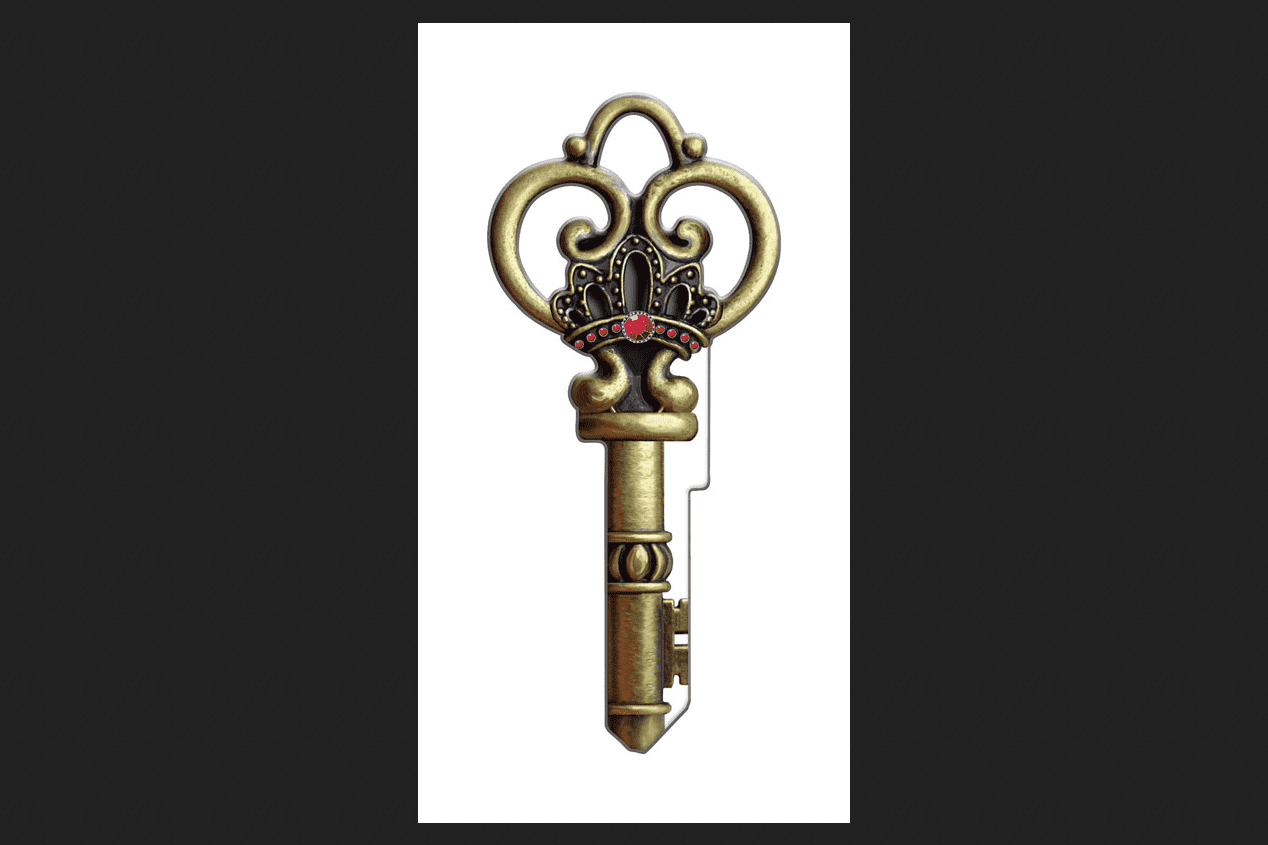 Lucky Line Key Shapes Skeleton House Key Blank Double