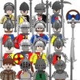 thumbnail image 2 of Bloques de construcción militares Inglaterra Medieval guerras civiles de las rosas Castillo ciencia ficción figuras de soldados juguetes regalos armas, 2 of 4