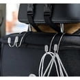 thumbnail image 3 of Vett 2 car seat backrest organizer hook headrest pendant (silver), 3 of 5