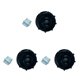 thumbnail image 1 of Riwesomey Adaptador de barriles de aceite IBC de plástico, portátil, desmontable, reutilizable, para jardinería doméstica, Conector de instalación de Type1 NO1 Riwesomey CBP495595, 1 of 6