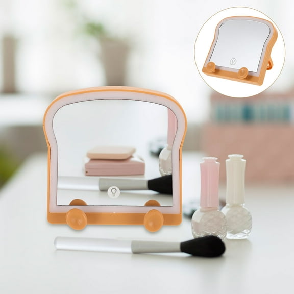 WHAMVOX Tabletop Mirror Makeup Mirror Desktop Mirror Bedroom Desk Mirror Makeup Tool