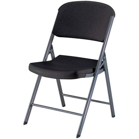 Lifetime Classic Folding Chair 4 Pack Black