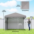 thumbnail image 3 of Outsunny 10' x 10' Pop Up Canopy Tent with Removable Sidewalls Carry Bag, 3 of 10