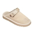 thumbnail image 4 of TISHITA Suede Clogs Adjustable Strap Adults Slip on Footbed Work Shoes House Sandals 40, 4 of 8