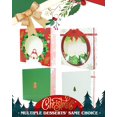 thumbnail image 4 of Cajas para tartas navideñas qiqee con ventana, 30 paquetes de 10 x 10 x 6,35 cm, 4 of 7