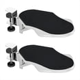 thumbnail image 1 of Computer Desk Arm Rest Pad Foldable Ergonomic Wrist Rest Support for Keyboard Armrest Extender Mouse Pad Holder Rack B, 1 of 8
