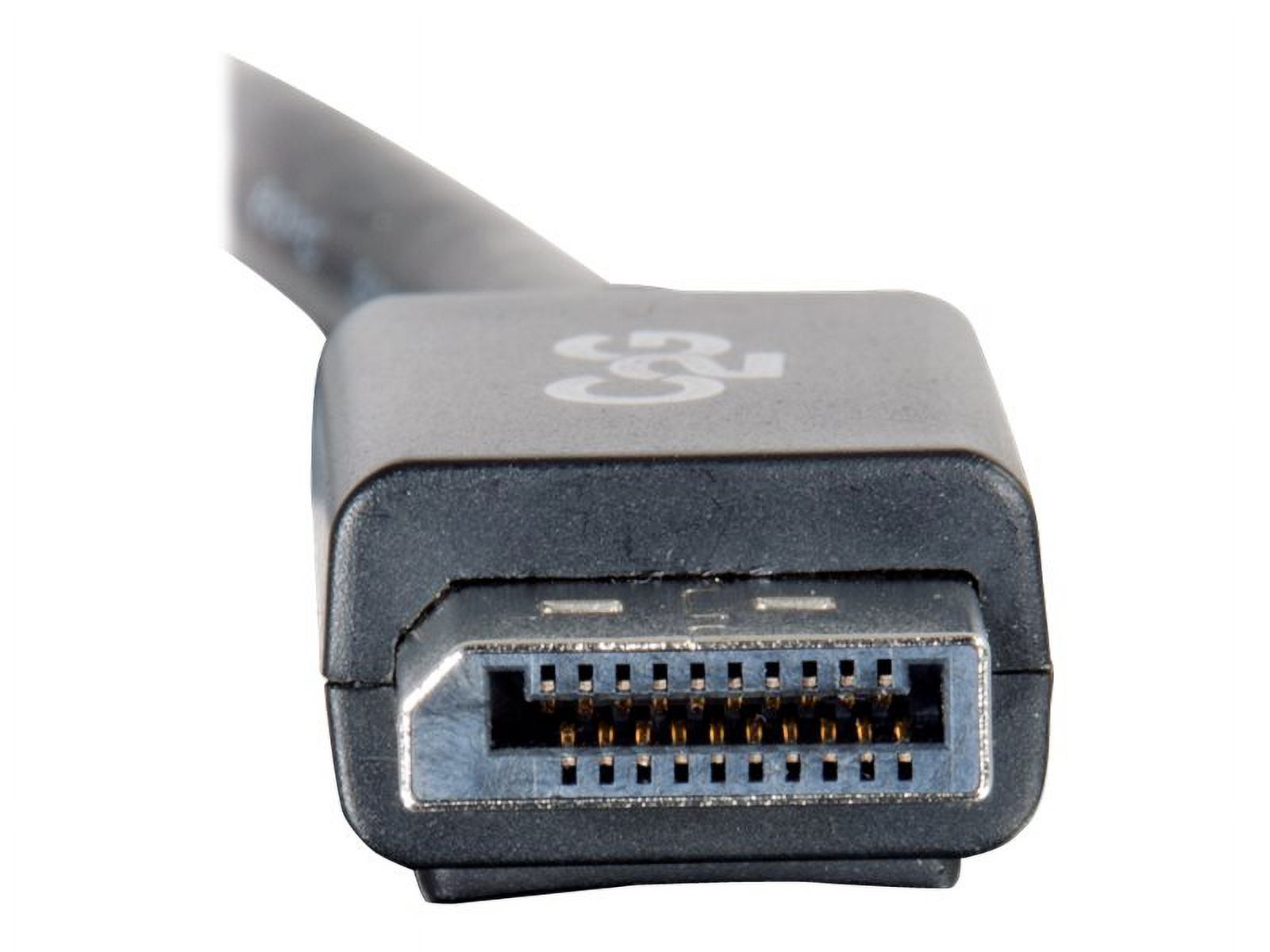 C2G 35ft DisplayPort Cable with Latches - 4K - 8K - UHD - Black - DisplayPort cable - 35 ft