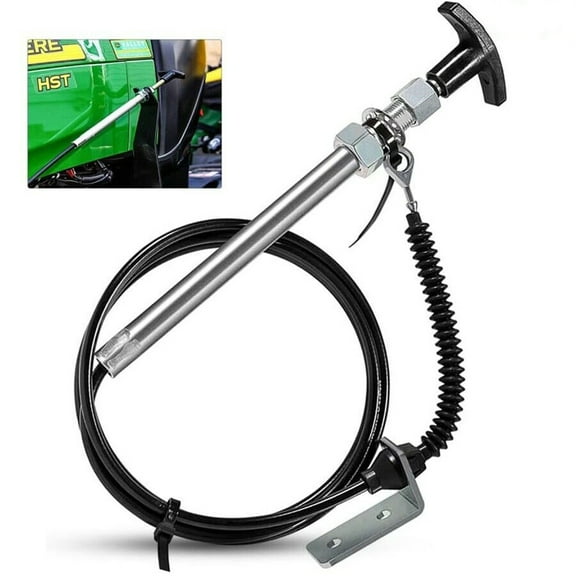 For John Deere 44 inch Snow Blower on 102 105 Spout Control Input Cable AM134404