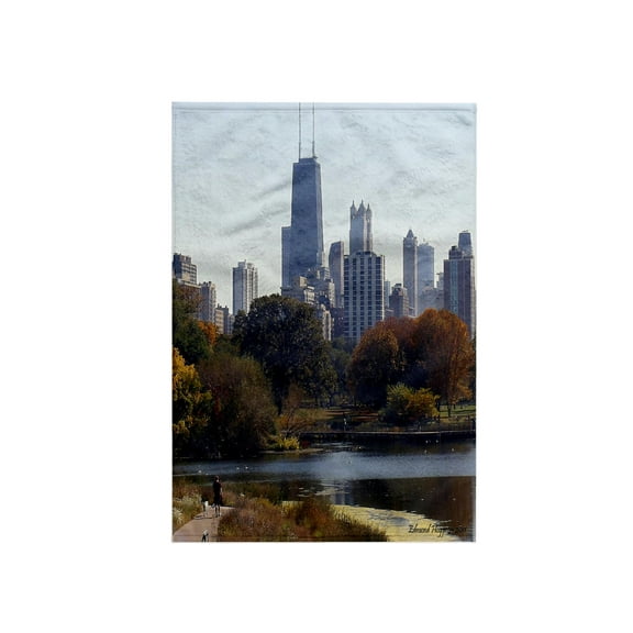 3dRose, Chicago In The Fall, 15x22 Hand Towel