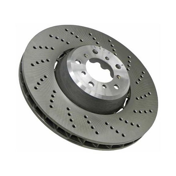 Front Right Brake Rotor - Compatible with 2006 - 2010 BMW M5 2007 2008 2009