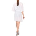 thumbnail image 2 of HAPPY BAY Women's Beachwear Summer Beach Dress Loose Swimming Bathing Suit Cover ups for Women 1X-2X Daisy, Solid, 2 of 4