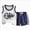 E102-Navy, variant on 6months-6years Summer Children'S Clothes Baby Boy T-Shirt Pant 2pcs/Set Kids Cartoon Short Sleeve Suit Toddle Girl Clothes Suit Baby Outfit Set 7t Children,Lightweight(Sky Blue,6-12 Months)