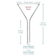 thumbnail image 2 of StonyLab Heavy Wall Borosilicate Glass Funnel, 75mm Diameter, 1-Pack Laboratory Chemistry Glassware, 2 of 7