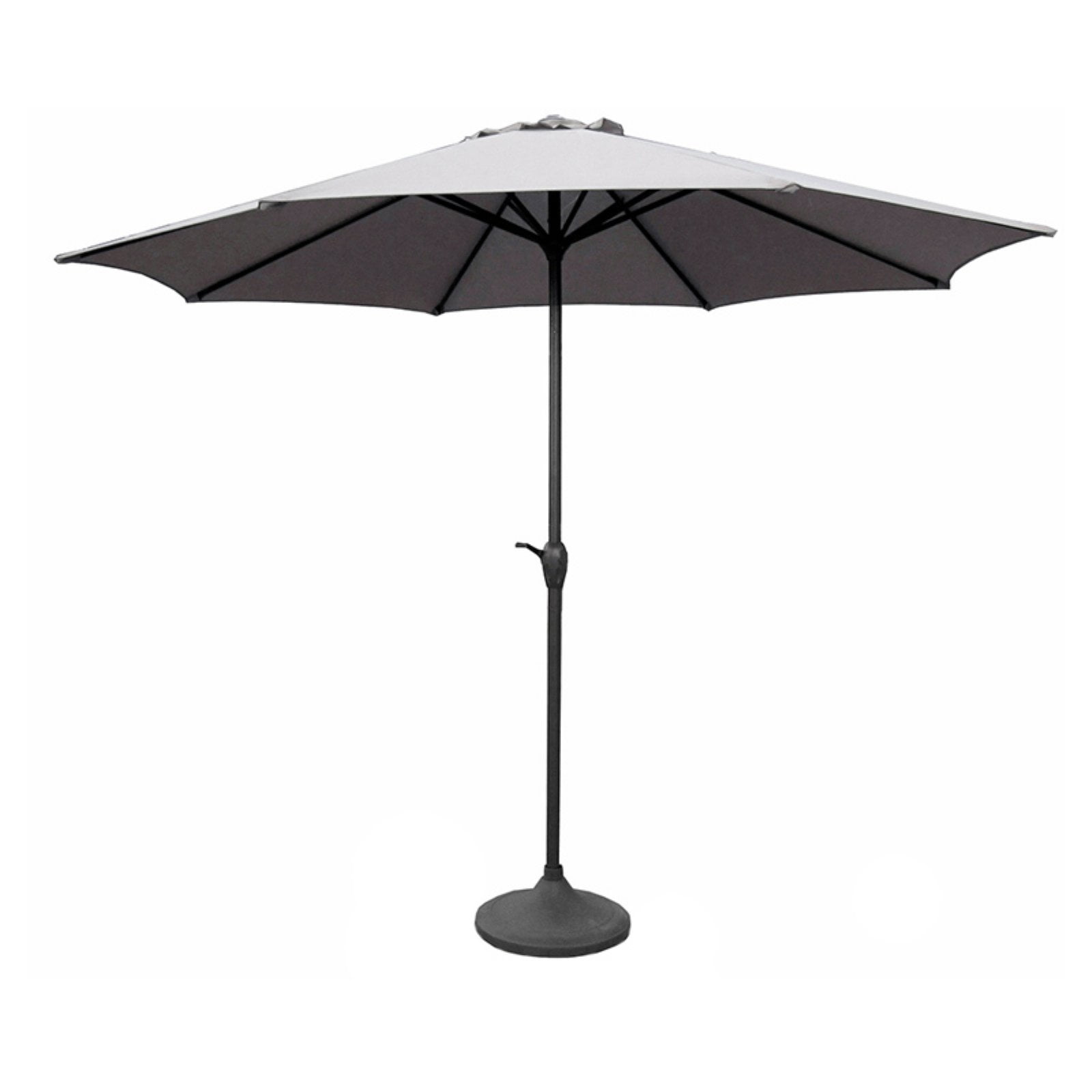 Northlight 8 ft. Aluminum Patio Umbrella with Hand Crank and Tilt