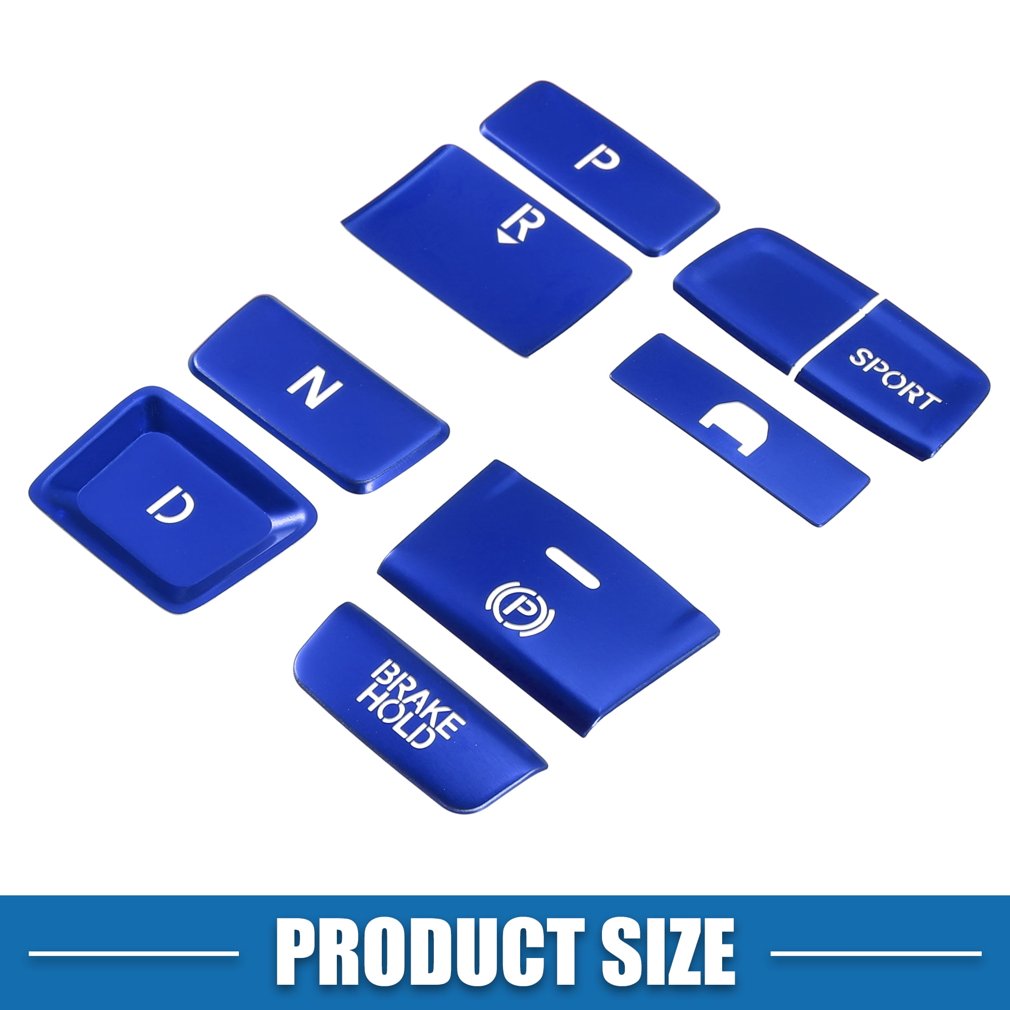 Unique Bargains Gear Shift Handbrake Cover for Honda Accord 2018-2022 Blue