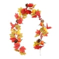 thumbnail image 2 of Halloween Fall Garland With Pumpkins Sunflowers Maple Leaves And Berries., 2 of 8