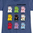 thumbnail image 3 of Instant Message - Lucky Cat - Toddler & Youth Girls Short Sleeve Graphic T-Shirt, 3 of 6