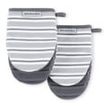 thumbnail image 1 of Juego de 2 guantes de cocina KitchenAid Albany, color gris antracita, 1 of 5