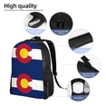 thumbnail image 4 of Carry On Backpack Flag Of Colorado Travel Laptop Backpack For Women Men Traveling Business Hiking Casual Gym, 4 of 7