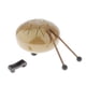 thumbnail image 5 of Tambor de Lengüeta de material acero de 6 Pulgadas, Tambor Artesanal de 8 Notas con Mazos de Tambor Acolchado, Sonido Maravillosamente Terminado Y dorado CUTICAT Tambor de lengüeta de acero, 5 of 8