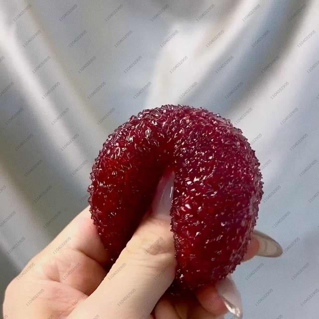 Mini Bayberry Stress Ball - 4cm Shapeable Non-Rebound Squeeze Ball for ASMR Sensory Relief, Adult Anti-Anxiety Fidget Gadget
