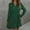 Army Green Womens Summer Dress, variant on Werulen Button Down Belted Sundresses for Women, Loose Tunics Midi Sun Dresses Women Summer Casual Long Sleeve Tshirt Dress