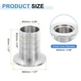 thumbnail image 2 of 2Pcs 1" x 1" Hose Barbed Adapter, 304 Stainless Steel Hose Pipe Fitting, 2 of 6