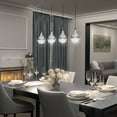 thumbnail image 5 of Artika Glitzer Modern LED Pendant Light Fixture, Chrome, 5 of 5